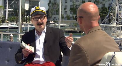 Daily Show 'deranged millionaire' John Hodgman has fun with offshore banking