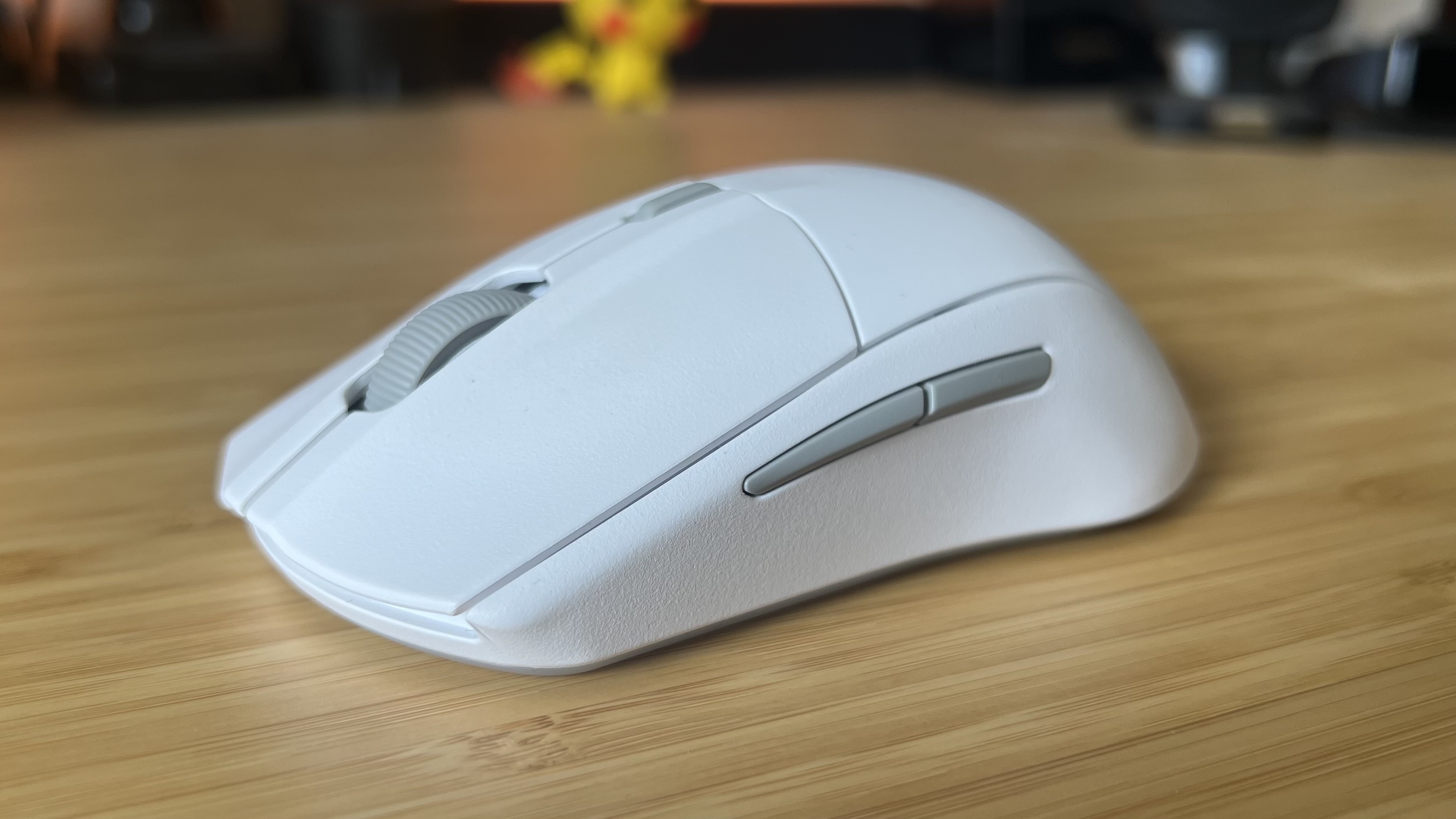 Side view of SteelSeries Rival 3 Wireless Gen 2 showing skinny front side button