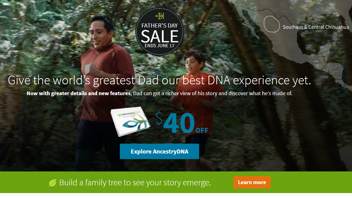 ancestry father's day sale