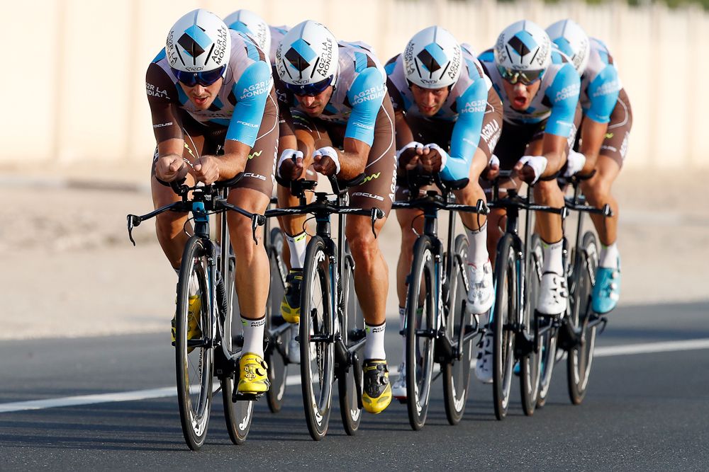 AG2R La Mondiale on course