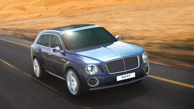 Geneva Motor Show 2012: Bentley EXP 9 F SUV concept