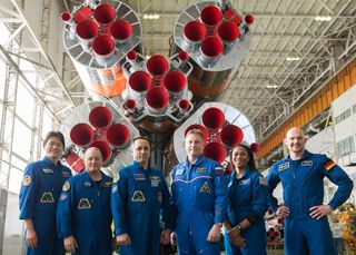 Expedition 54-55 prime and backup crew members