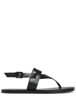 10mm Leather Thong Thong Sandals - Max Mara - Women | Luisaviaroma