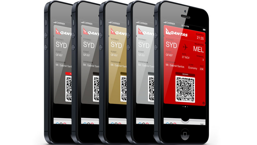 Qantas Passbook boarding pass