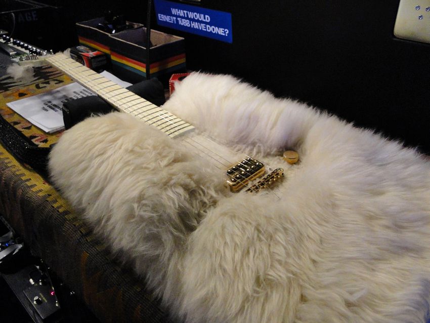 The John Bolin-built 'Fur Bo' with Gretsch parts and a TV Jones Filter'Tron pickup