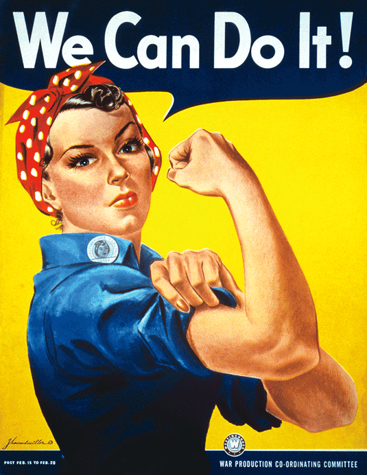 Vintage posters - We Can Do It!