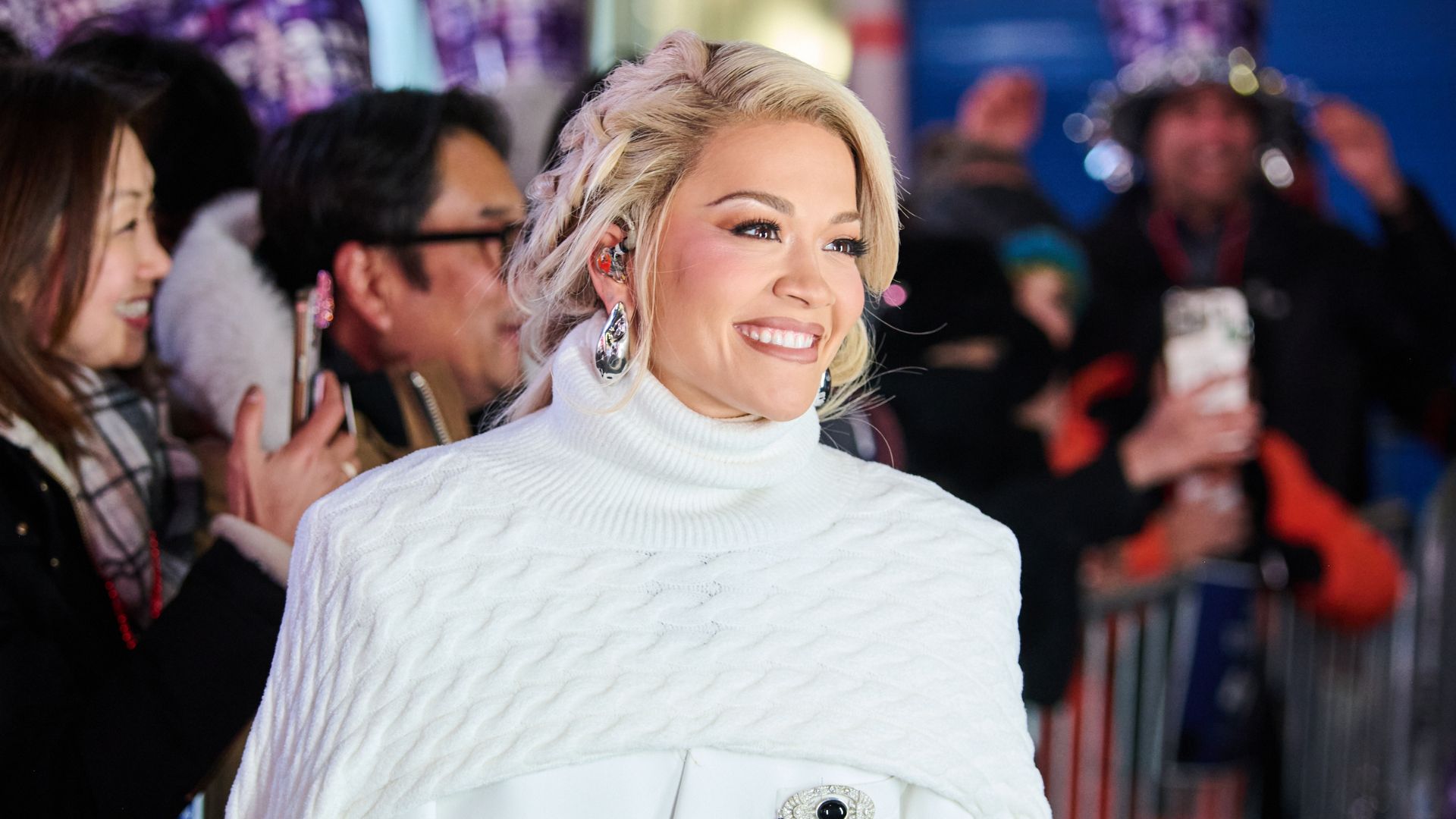 picture of rita ora at NYC new years event