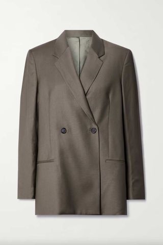 An image of the TOTEME boxy blazer