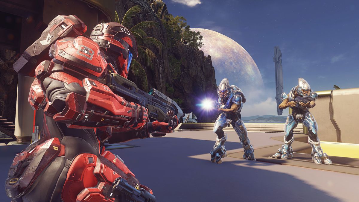 How to play co op on halo 5 on same console Info