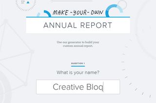 Who wouldn't want their own personal annual report?