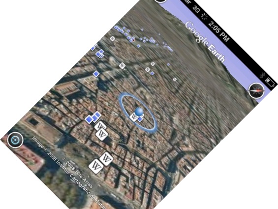 iPhone Google Earth