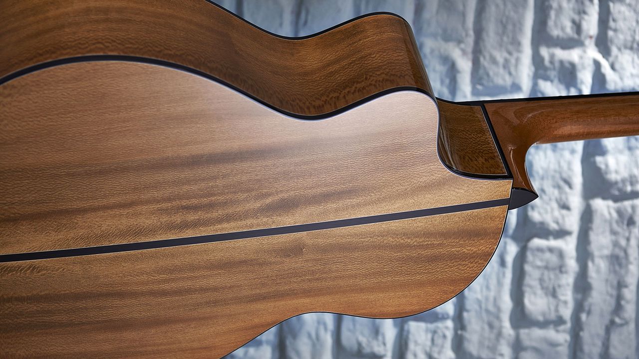 The solid London plane used in the back and sides is responsibly sourced in the UK