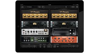 Bias FX offers a full dual-path guitar signal chain derived from models of 12 amps, 25 effects pedals and five rack processors