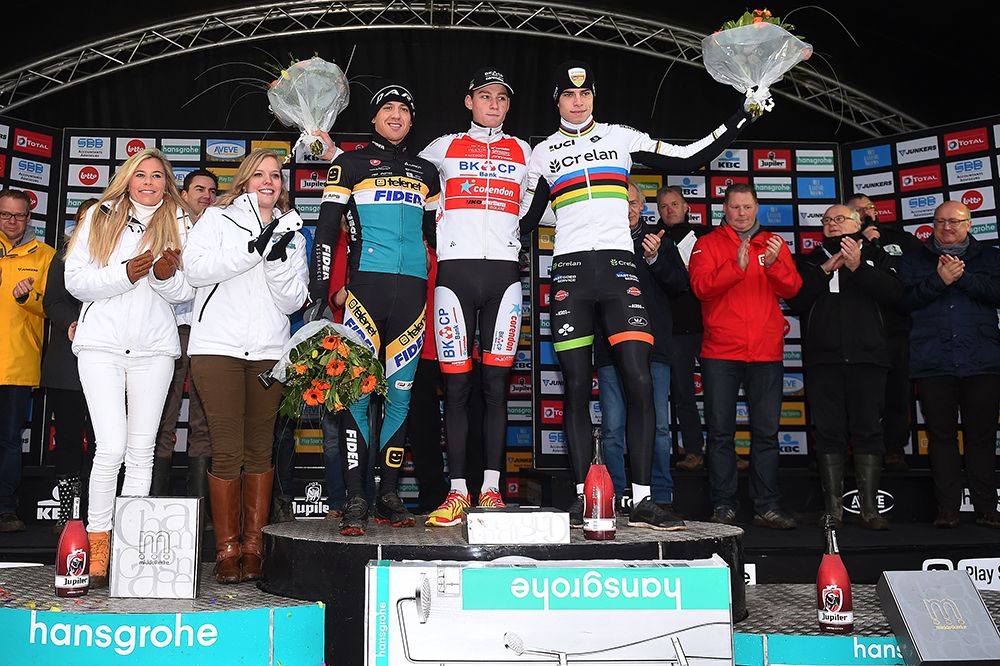 The Nordzeecross podium