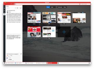 You can also move tabs to the bottom of your browser window
