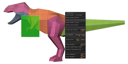 How to create a realistic 3D dinosaur