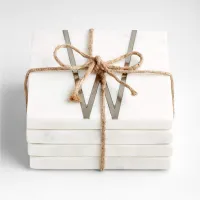 3. Monogram Coasters (Set of 4)