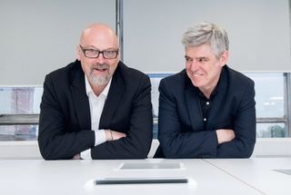Paul McNeil (left) and Hamish Muir founded their typography and visual communications studio in 2010