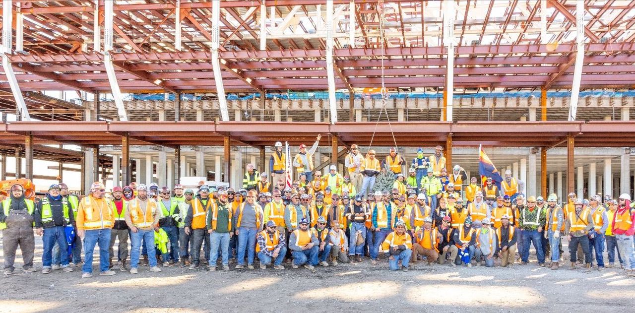 TSMC celebrates Arizona topping out milestone