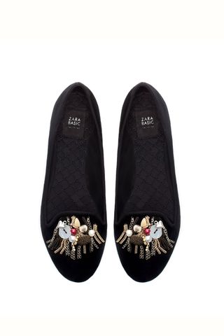 Zara Embellished Slipper, £39.99