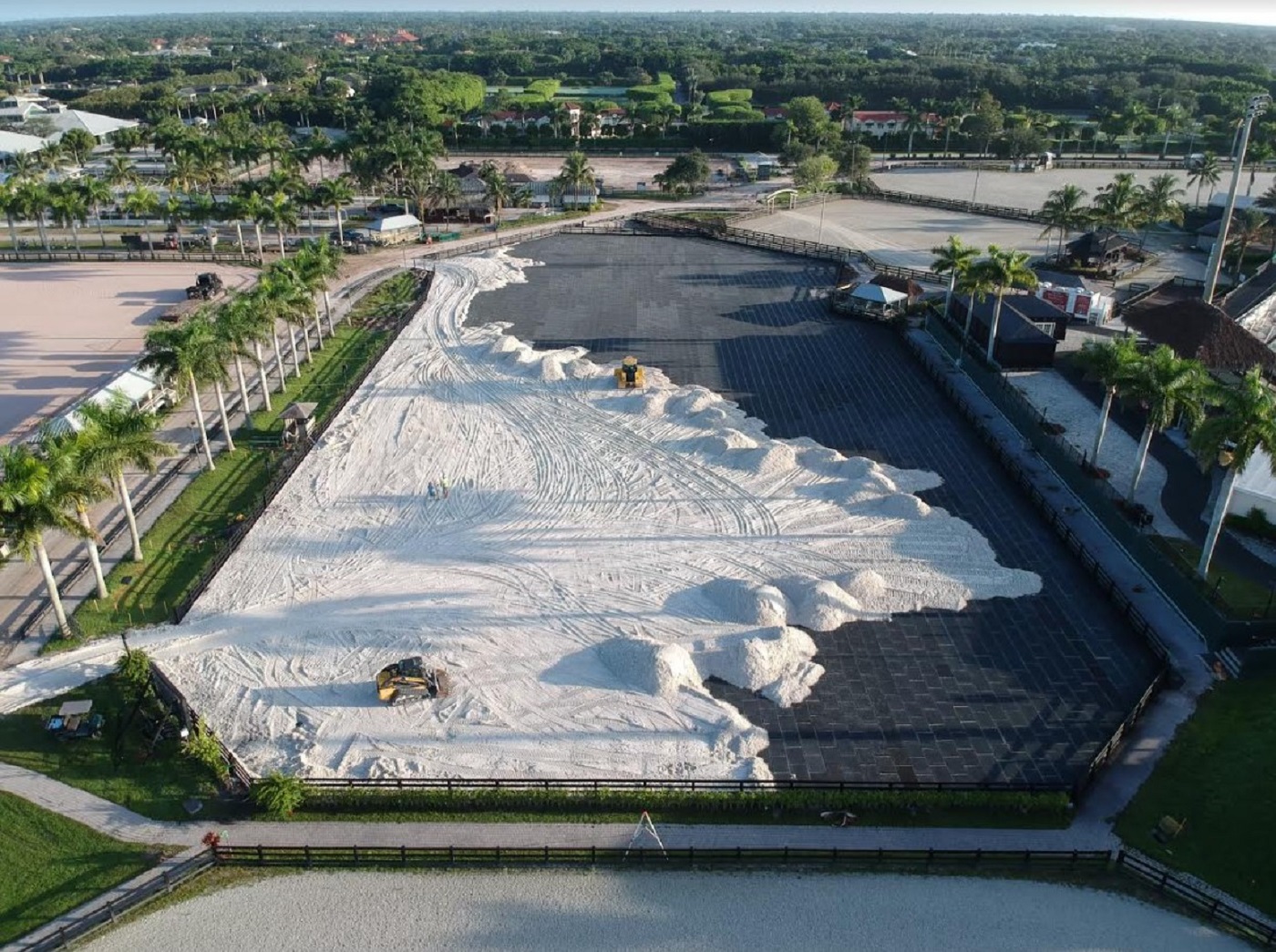 Improvements have been made at the newly-named Wellington International including new footing in Mogavero arena