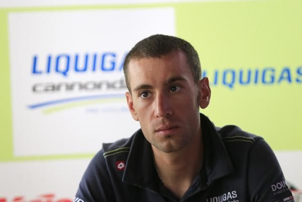 Vincenzo Nibali (Liquigas-Cannondale) at the rest day press conference