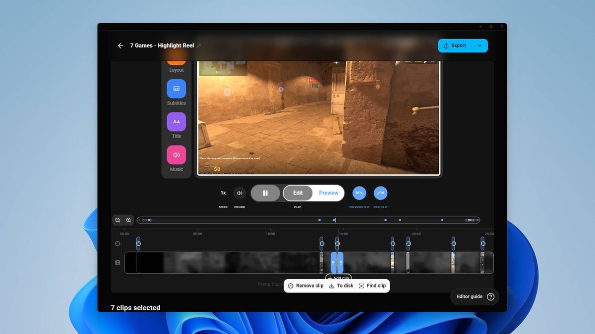Logitech's G Hub Replay software for deep learning-based highlight reels.