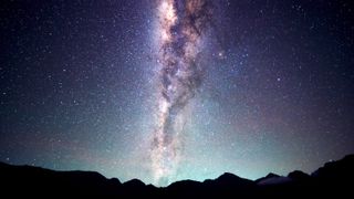 The Milky Way seen in the night sky