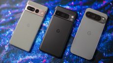 Google Pixel 9 Pro XL with Pixel 8 Pro and 7 Pro