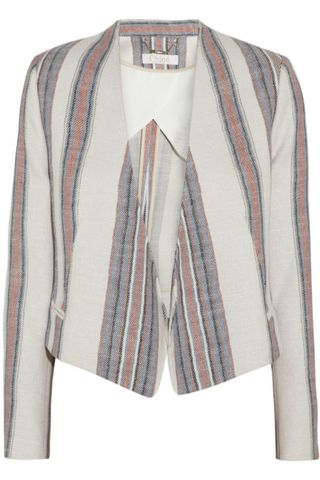 Chloé Striped Cotton and Linen-Blend Blazer, £1370
