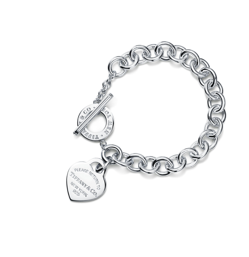 Tiffany, Return to Tiffany&amp;trade; Heart Tag Toggle Bracelet in Silver
