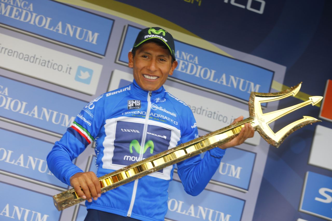 Nairo Quintana (Movistar) won the overall 2015 Tirreno-Adriatico
