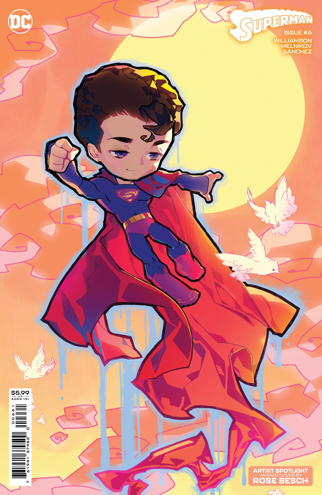 Covers for Superman #6.