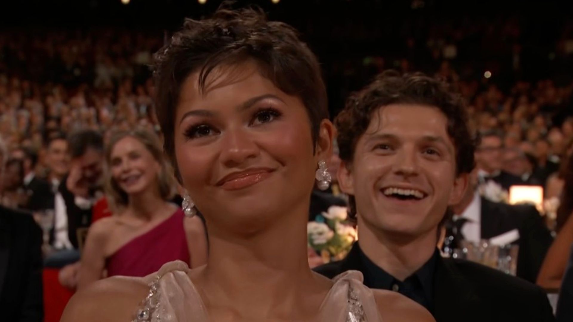 From Tom Holland & Zendaya Kissing To Harrison Ford Declining Pic: What You Didn't See At The Emmys