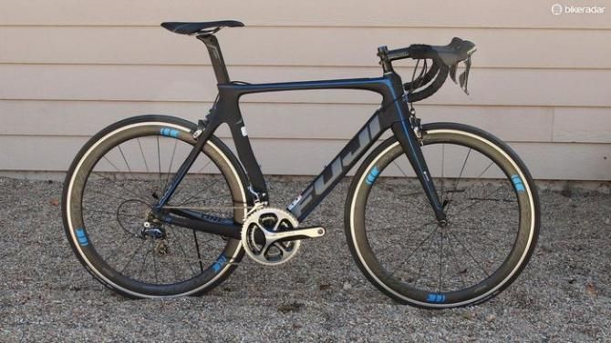 The Fuji Transonic 1.3 is one of eight builds. It comes with full Shimano Dura-Ace, down to the cassette and chain