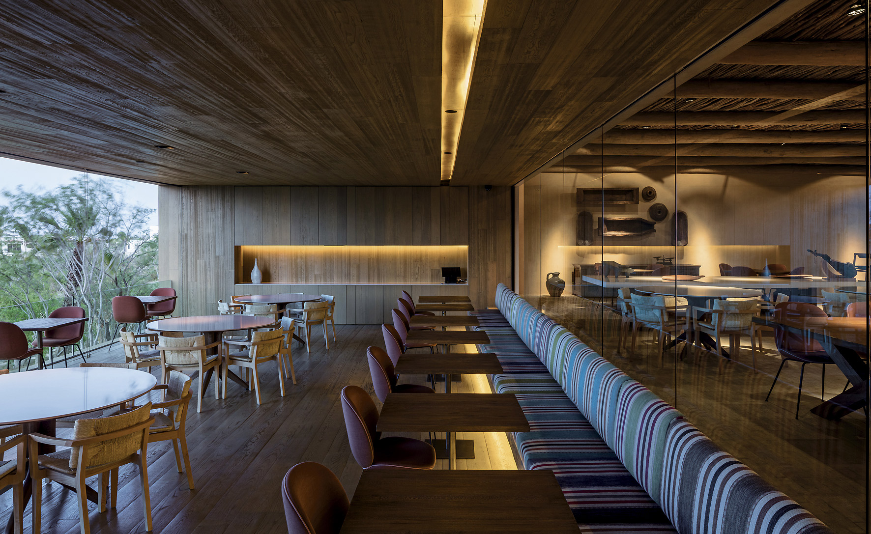 Restaurant interior at Toro Latin Kitchen and Bar