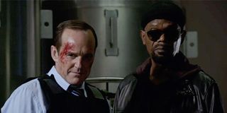 Agent Coulson and Nick Fury