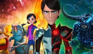 Trollhunters cast in a dark and light contrast