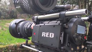Nikon lenses on red camera