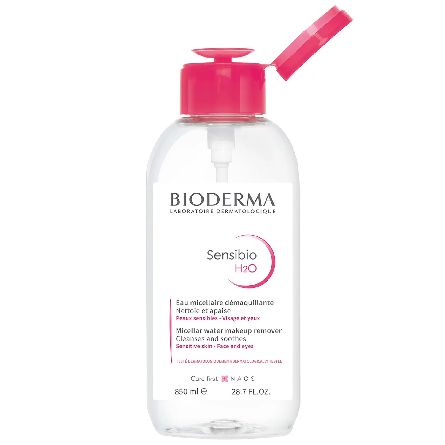 Bioderma Sensibio H2o Cleansing Micellar Water for Sensitive Skin 850ml