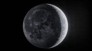 a highly detailed photograph of the moon showing its many craters
