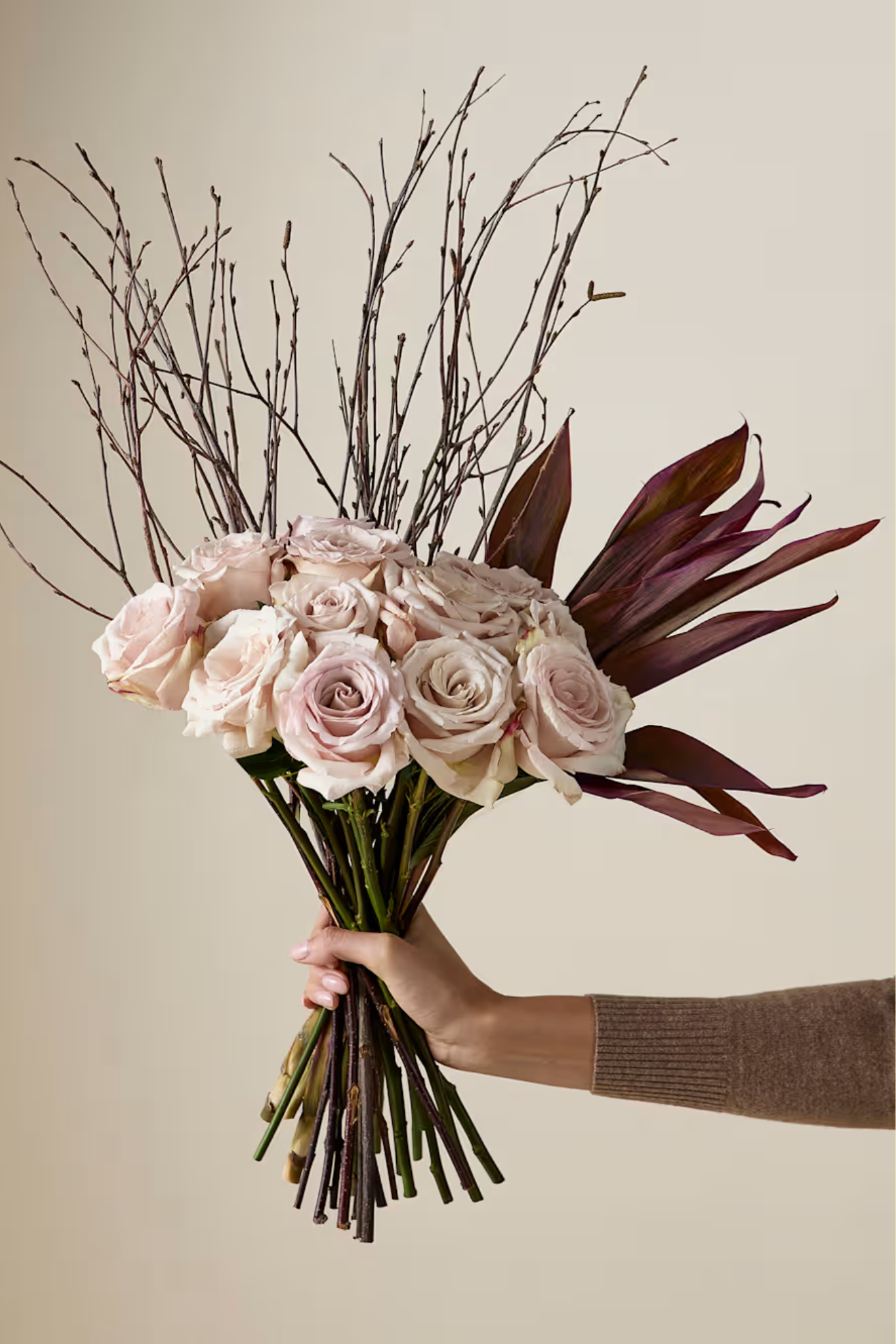 A vintage rose bouquet