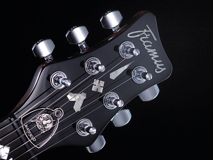 Straighter string pull across the nut means good tuning stability.