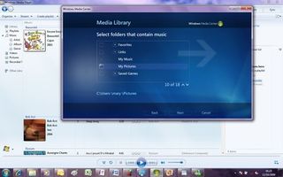 shared library in windows 7