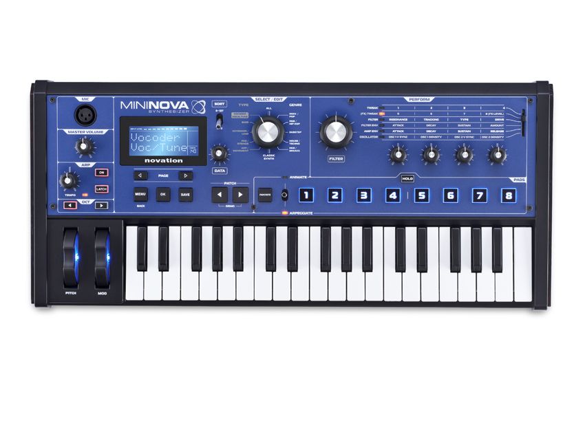 Novation MiniNova top.