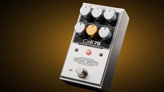 Origin Effects Cali76 Stacked Compressor – the dual stage compressor arrives in the brand's customary brushed metal enclosure and features dual-stage compression and some high-end features.