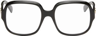 Black Oversized Square Glasses