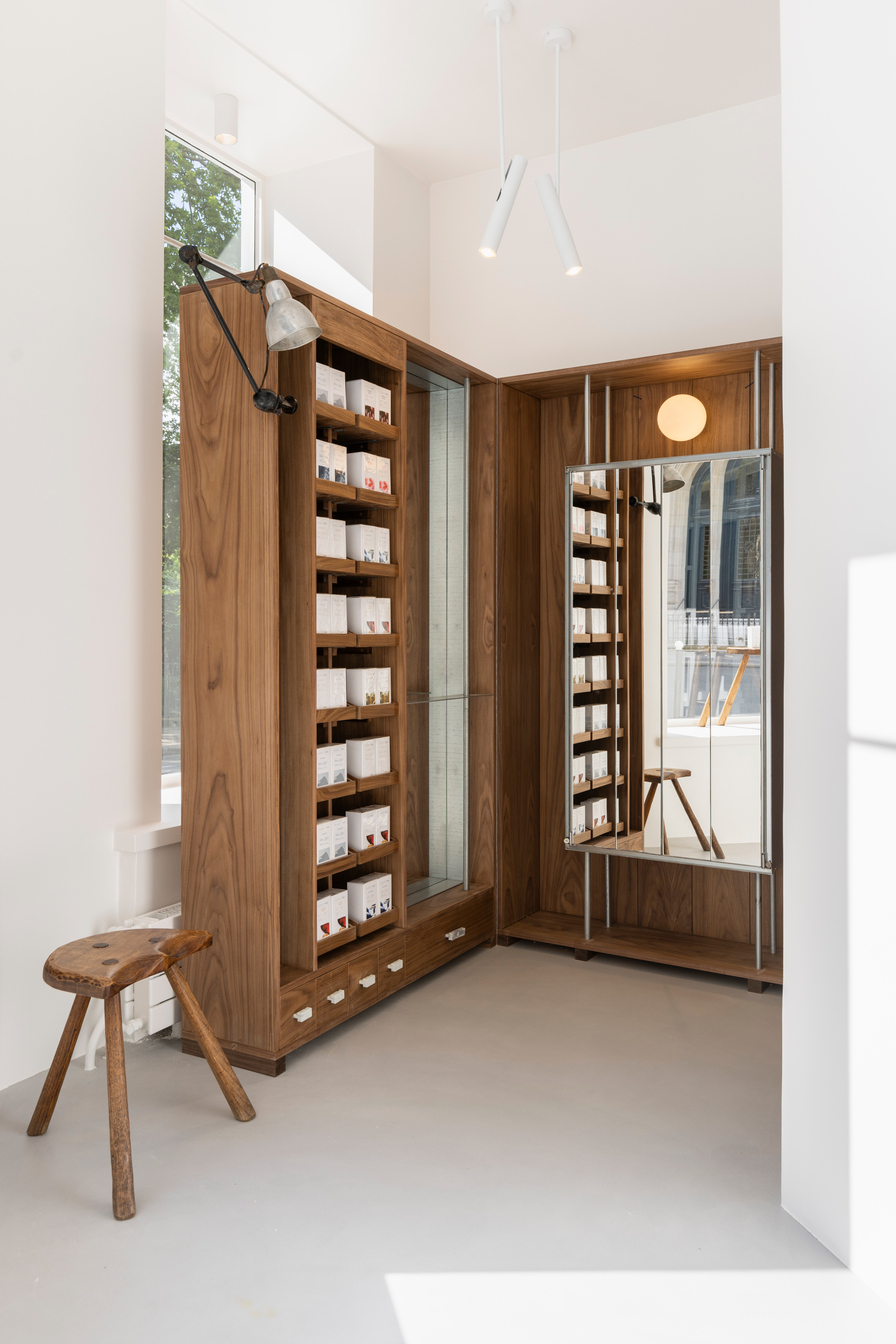 Korres Sorbonne Paris store design by Trail Practice