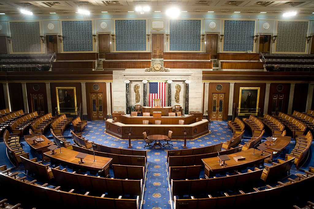 The floor of the House of Representatives.