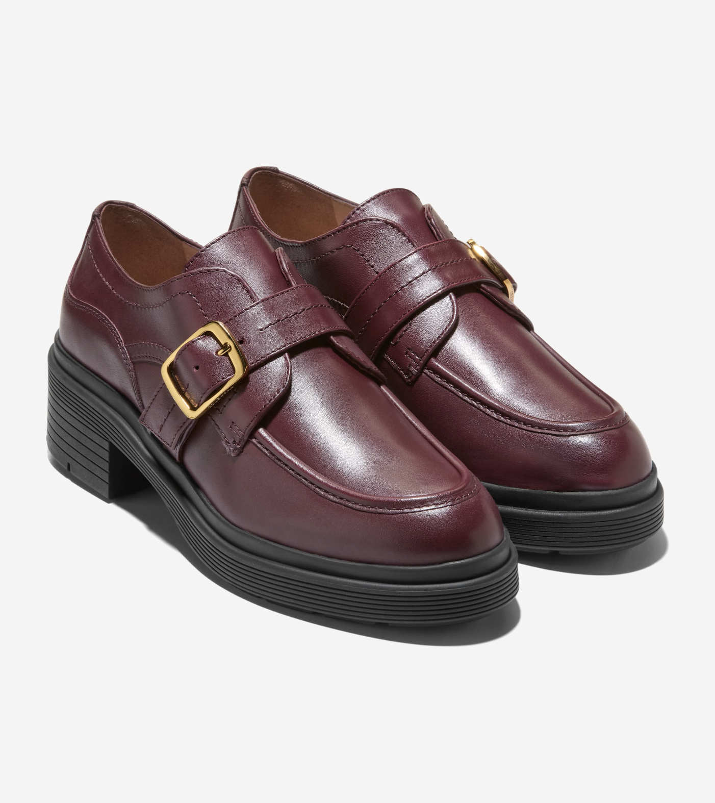 Cole Haan, Carlitta Monk-Strap Lug Oxfords